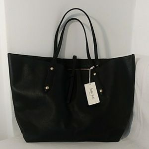 BLACK ANNABELL INGALL LEATHER BAG NWT